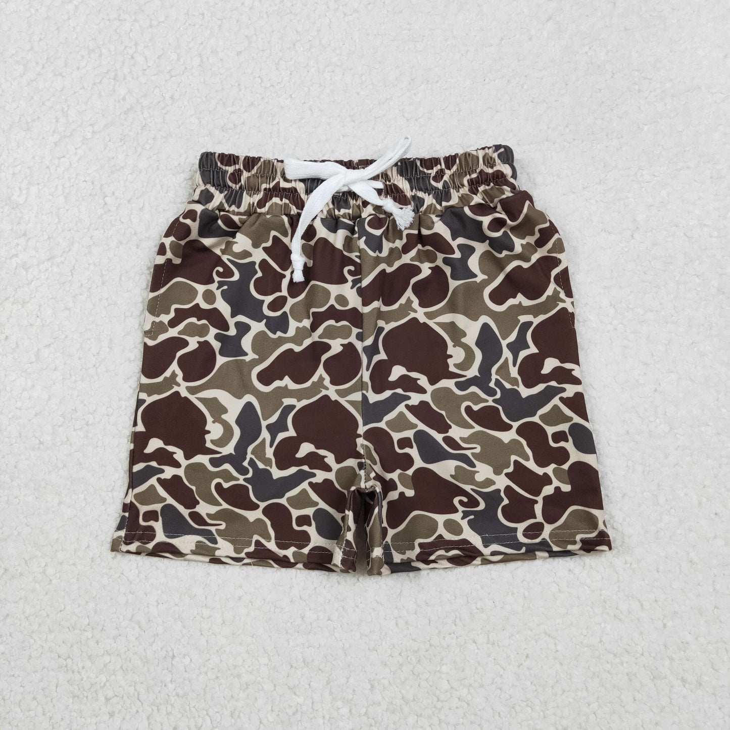 SS0735 Hunting Camo Boys Shorts