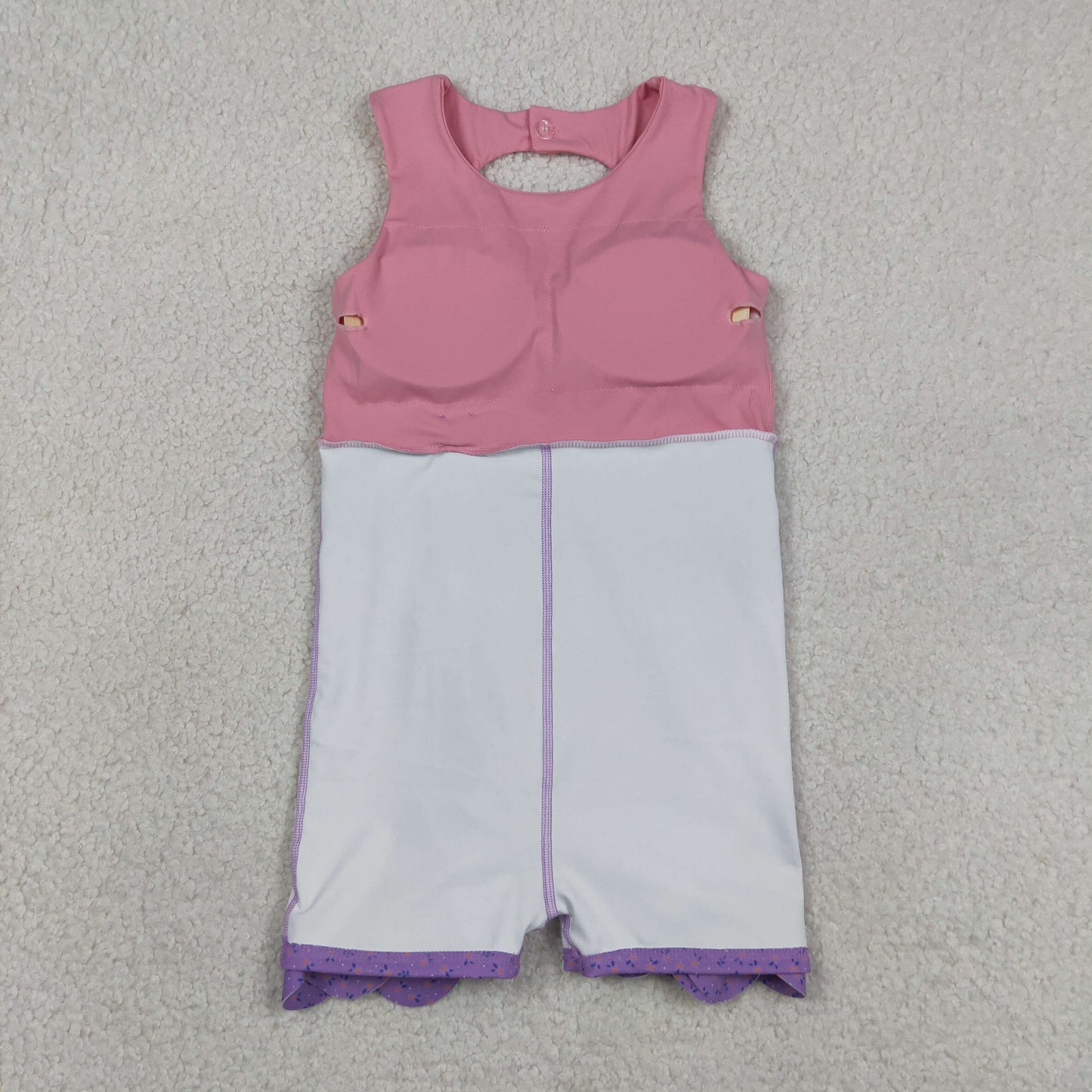 GSD3028 Yoga Pink Bows Sleeveless Girls Dress