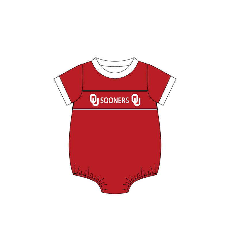 Custom Moq 3 Football Item Okla Homa Sooners Red Sibling Clothes