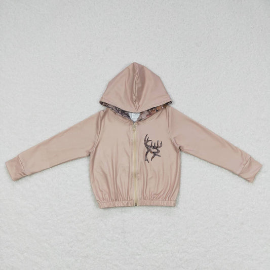 GT0334 Hunt deer duck camo branch hoodie girls top
