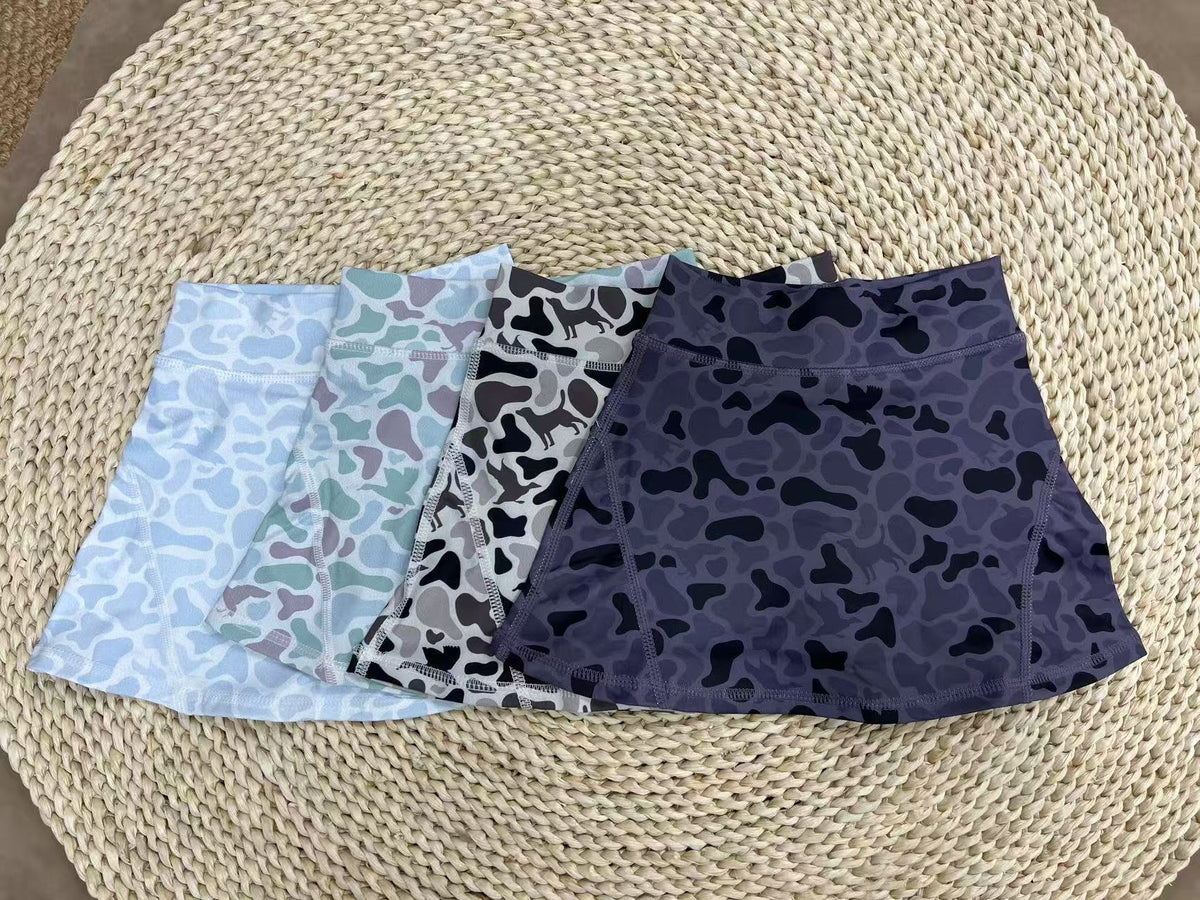 yoga hunting camo skirt skorts RTS sibling clothes