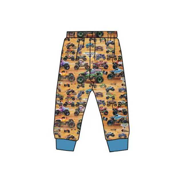 custom cartoon car brown adult man pajamas pants