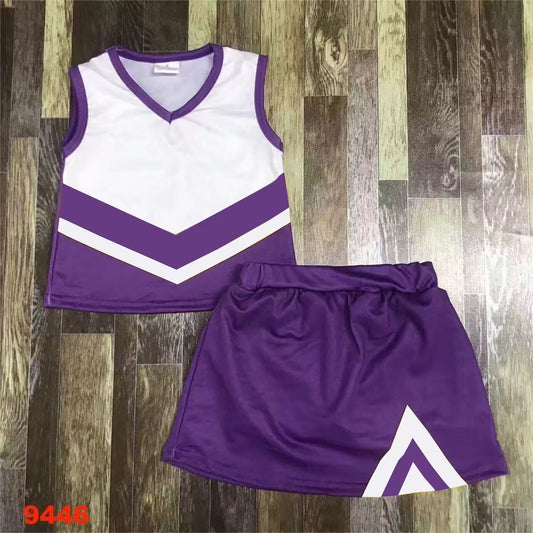 custom S 8.19 Purple cheerleader dress