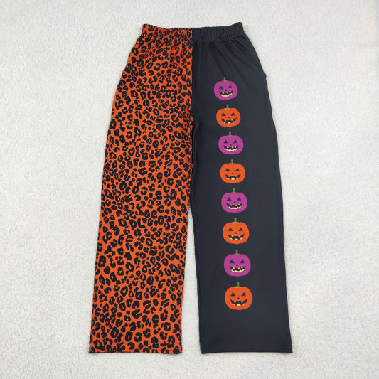 P1132 Halloween Leopard Spooky Adult Women Pants