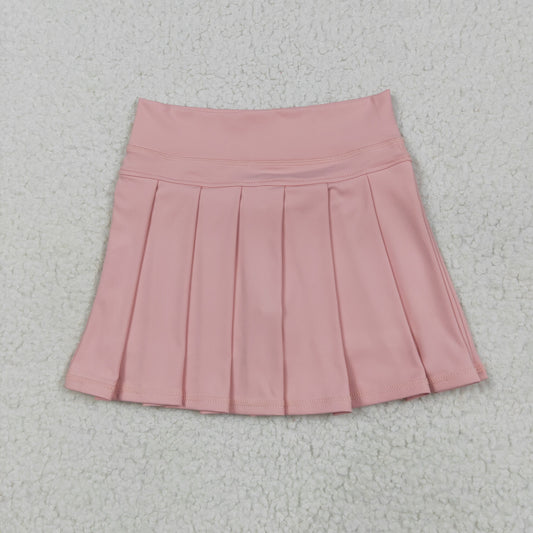 GLK0078 yoga pink skirt with shorts girls skirt