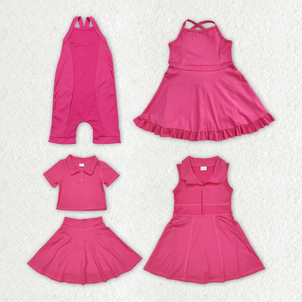 hot pink Active Wear Athletic RTS sibling clothes