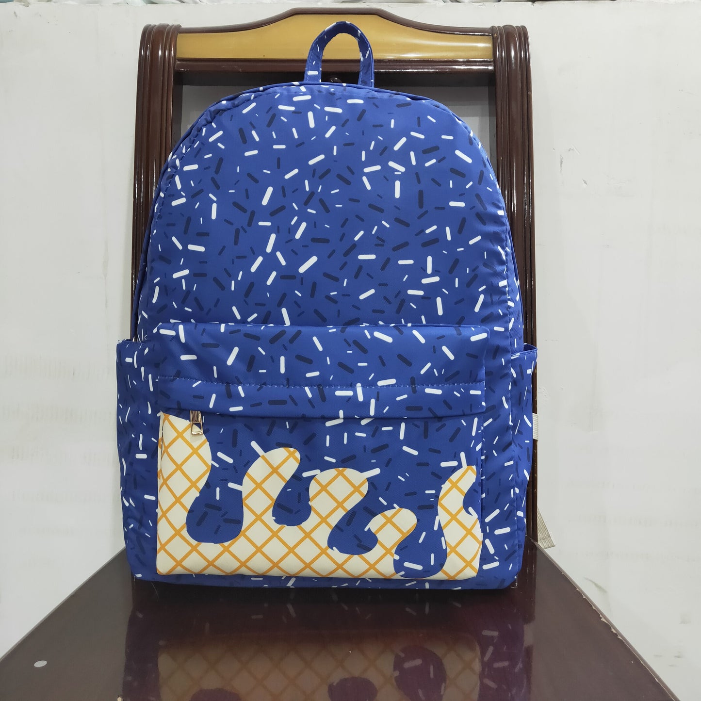BA0340 navy blue ice school bag