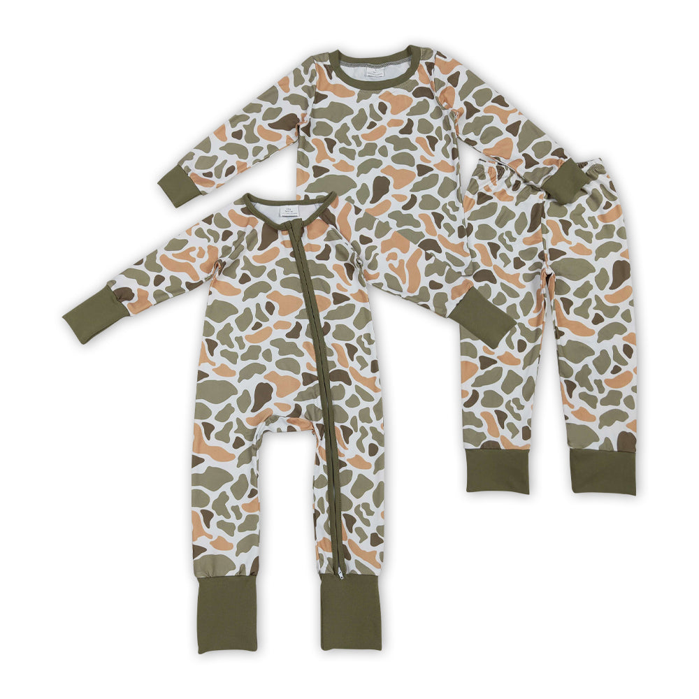 hunting green camo RTS Sibling Clothes