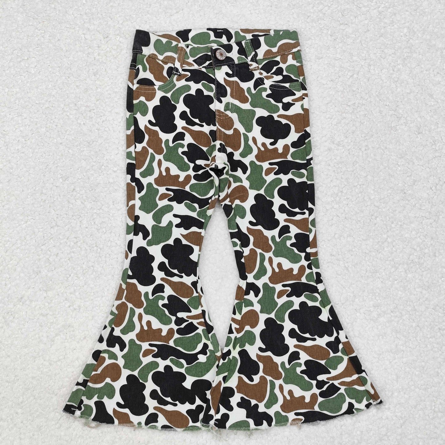 USA SHOP P0582 camo style old school camo girls denim pants jeans