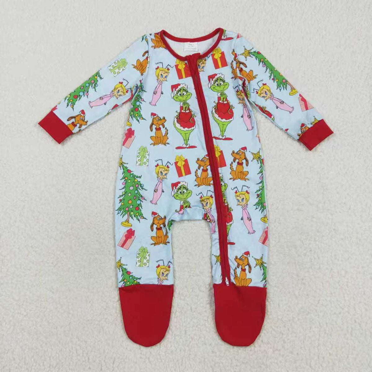 Christmas green face RTS Sibling Clothes