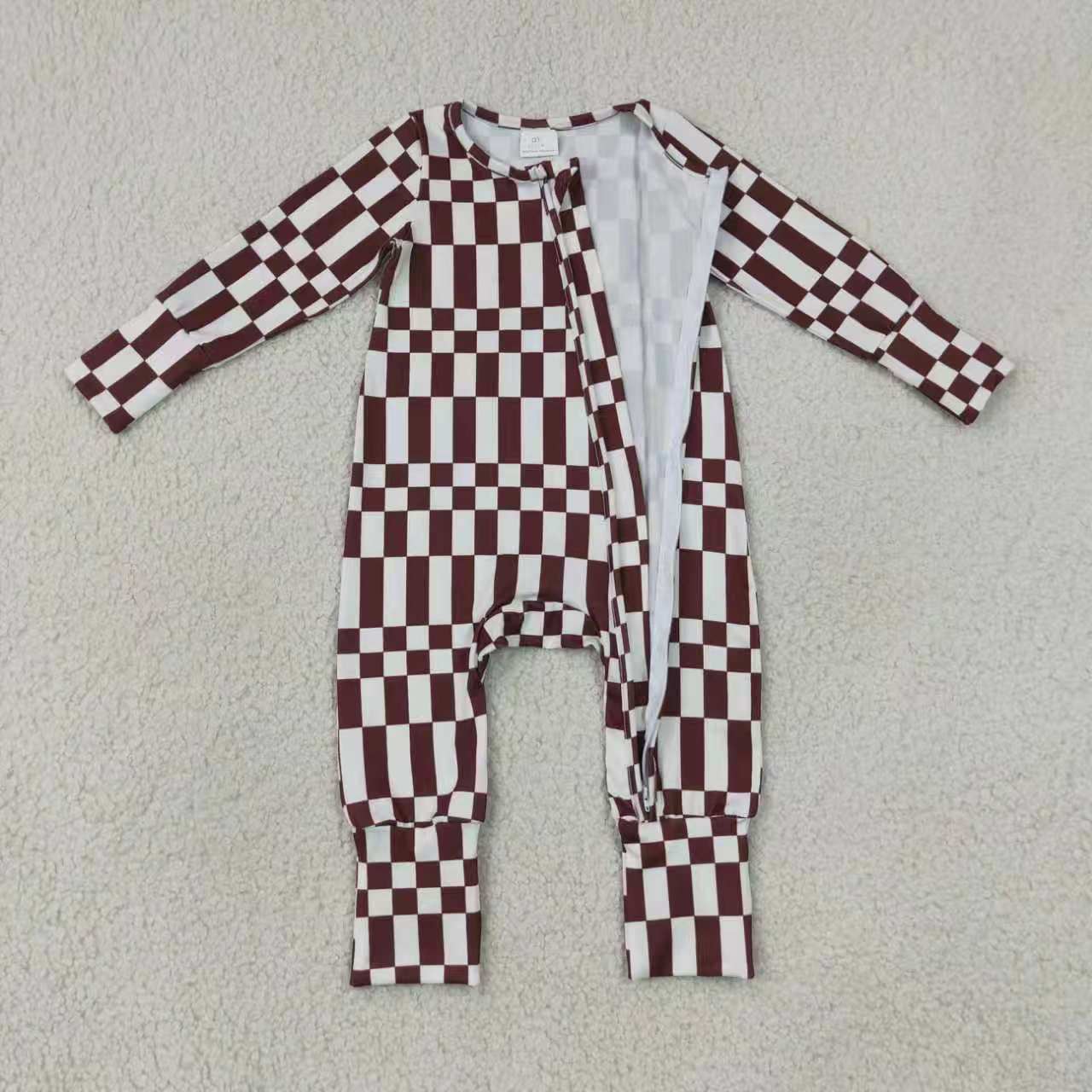 Checkered Boys Set/Romper RTS Sibling Clothes