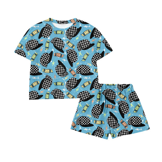 Preorder Cartoon Hat Short Sleeve Shorts Boys Set