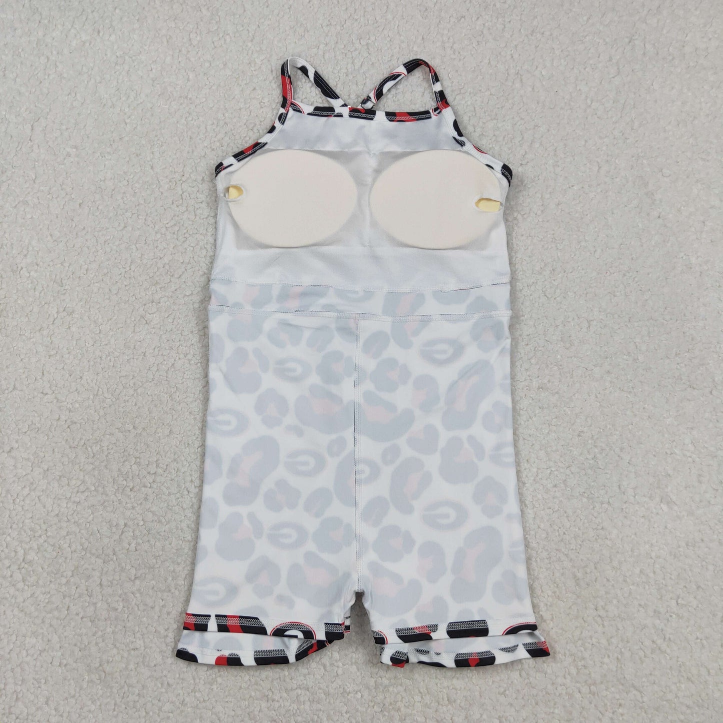 GSD3632 Football Team Camo Sleeveless Skorts Girls Dress