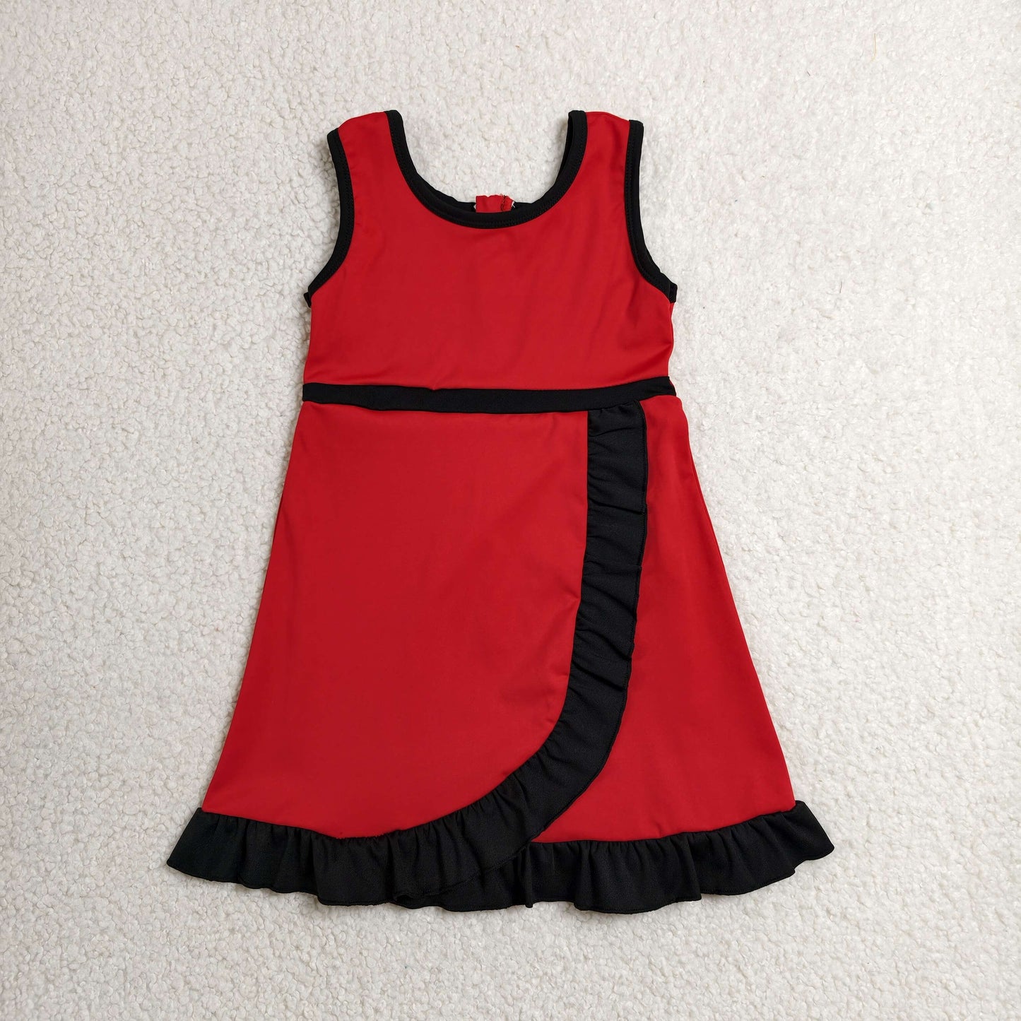 GSD4146 Yoga Red Skorts Girls Dress