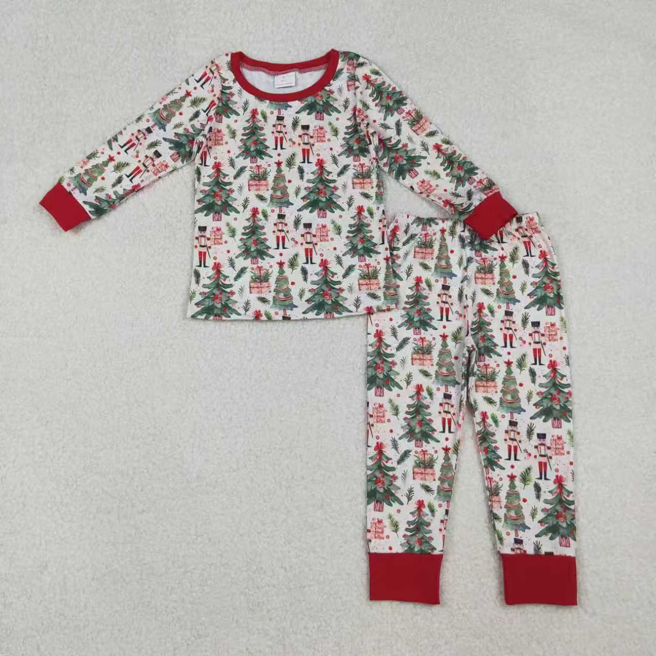 Christmas soldier tree romper/set RTS Sibling Clothes