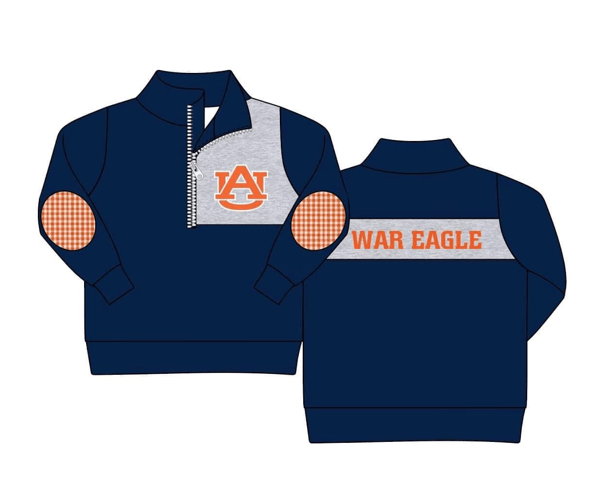 custom S 8.25 Navy kids pullover