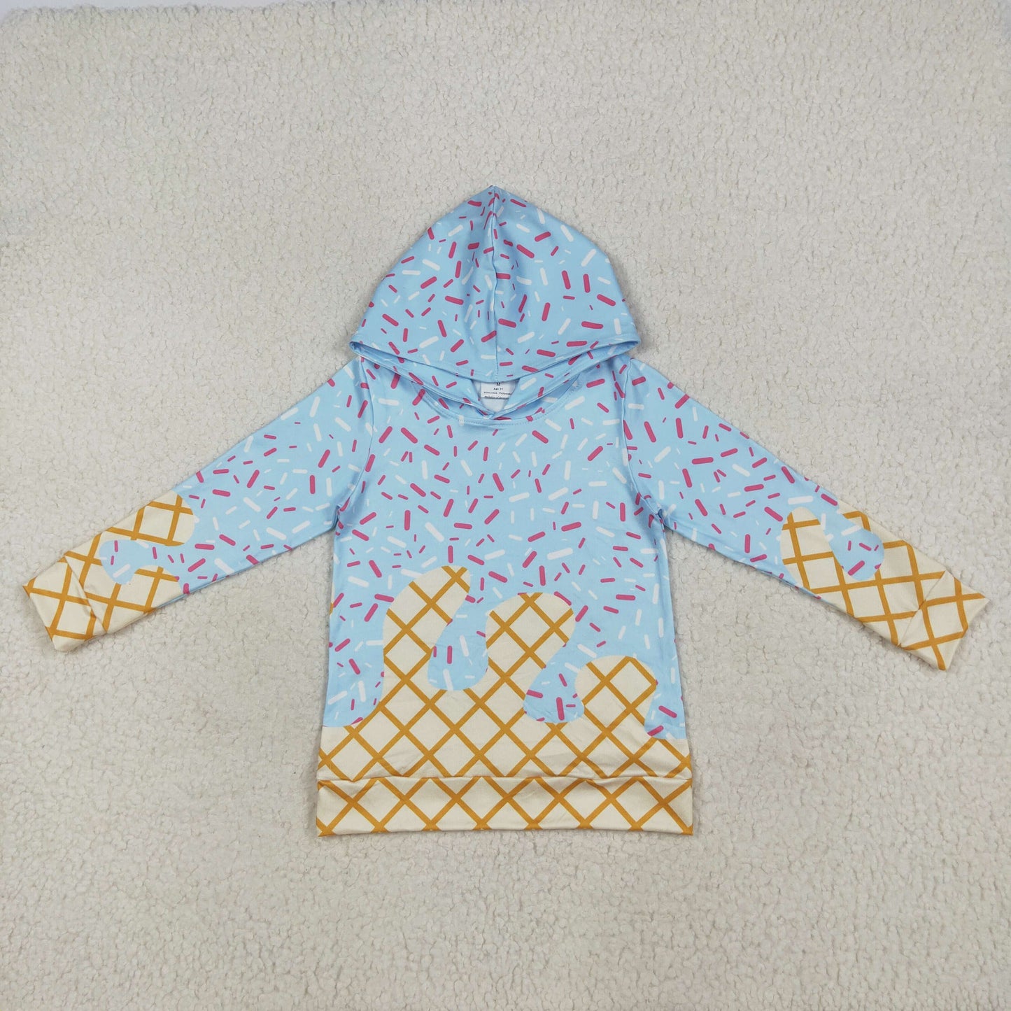 colorful ice hoodie top RTS sibling clothes