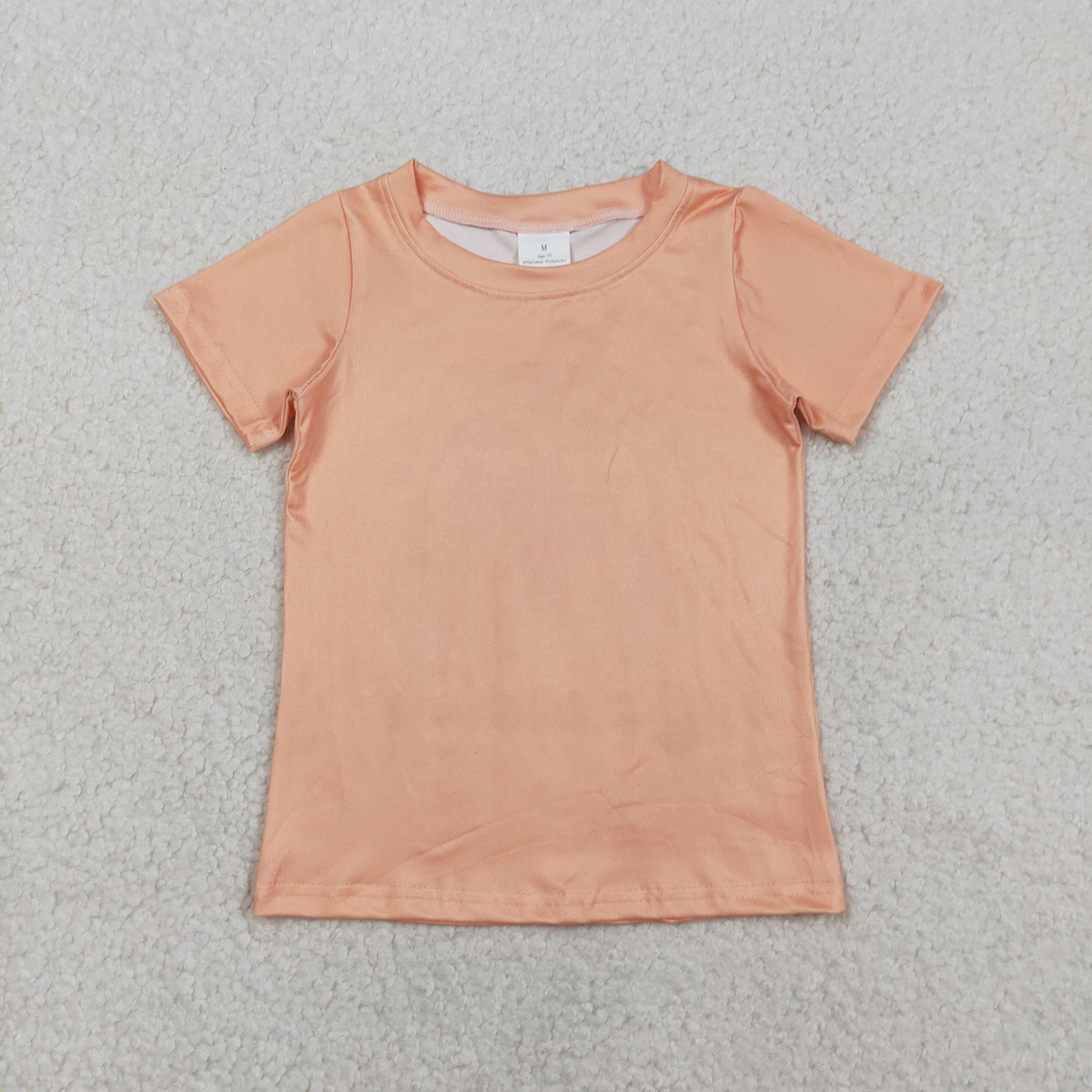 BT1618 Western Easter Rodeo Jesus Orange Short Sleeve Boys Top