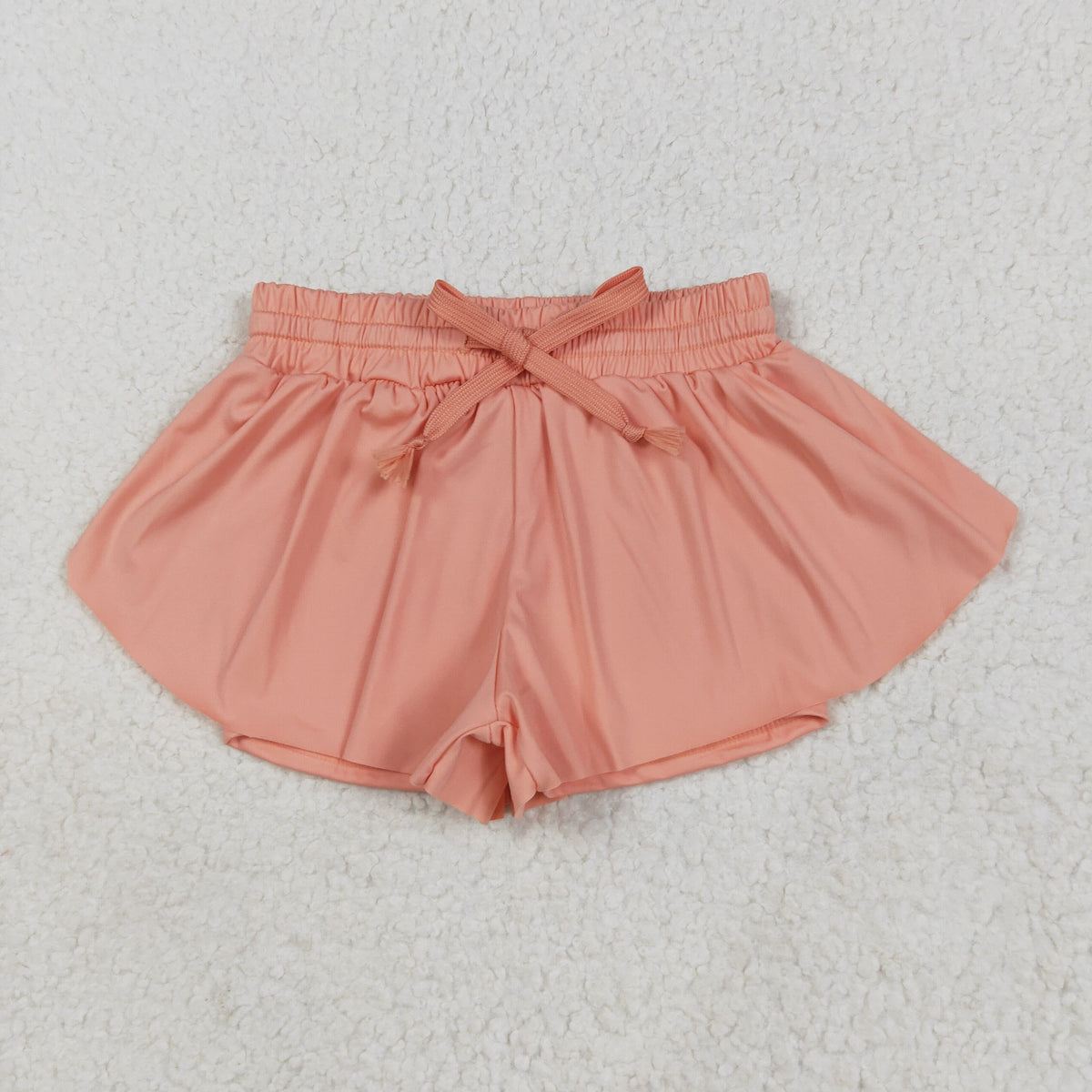 SS0547 yoga light orange girls shorts