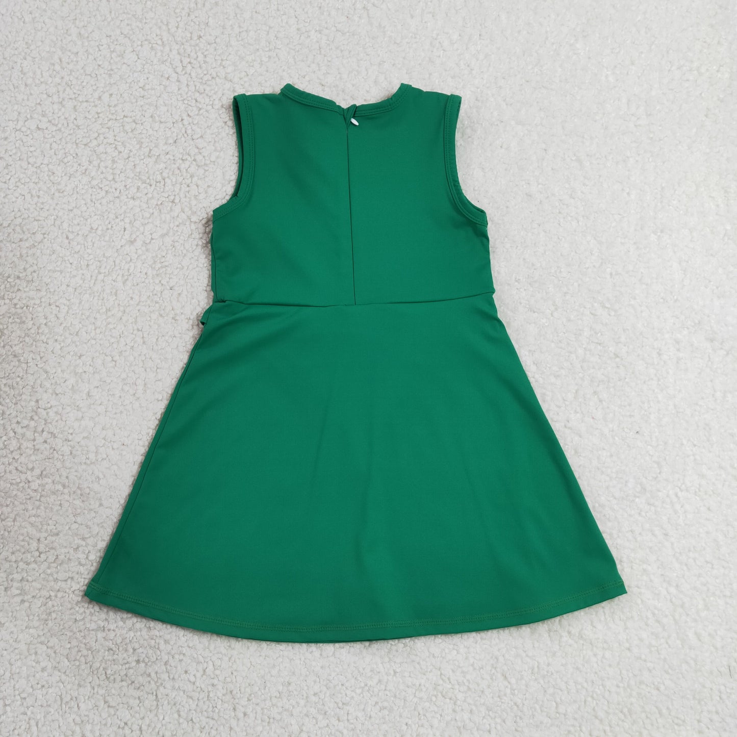 GSD3742 Yoga Green Sleeveless Skorts Girls Dress