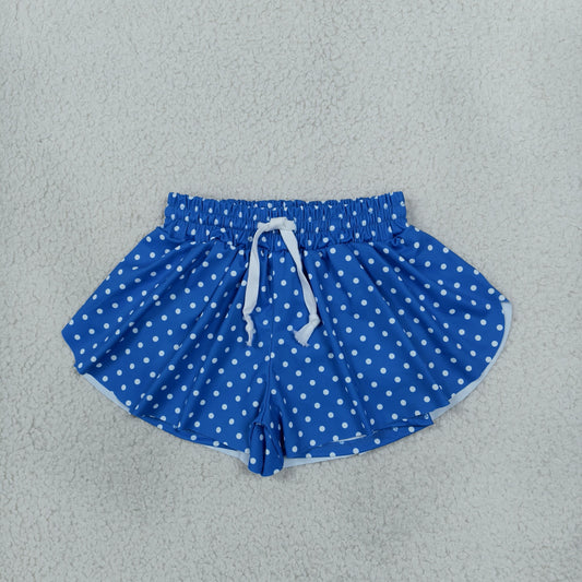 SS0966 Yoga Yellow Navy Blue Girls Shorts