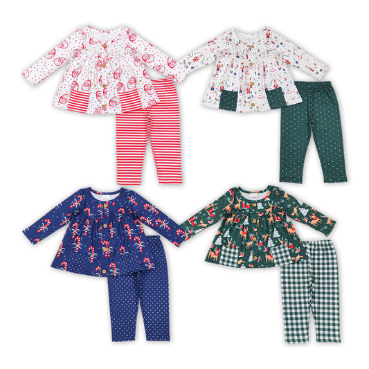 Christmas girls set sibling clothes