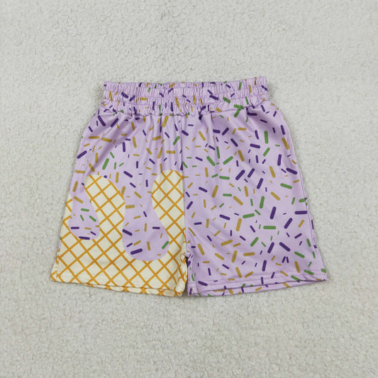 SS0653 purple ice sprinkles boys shorts