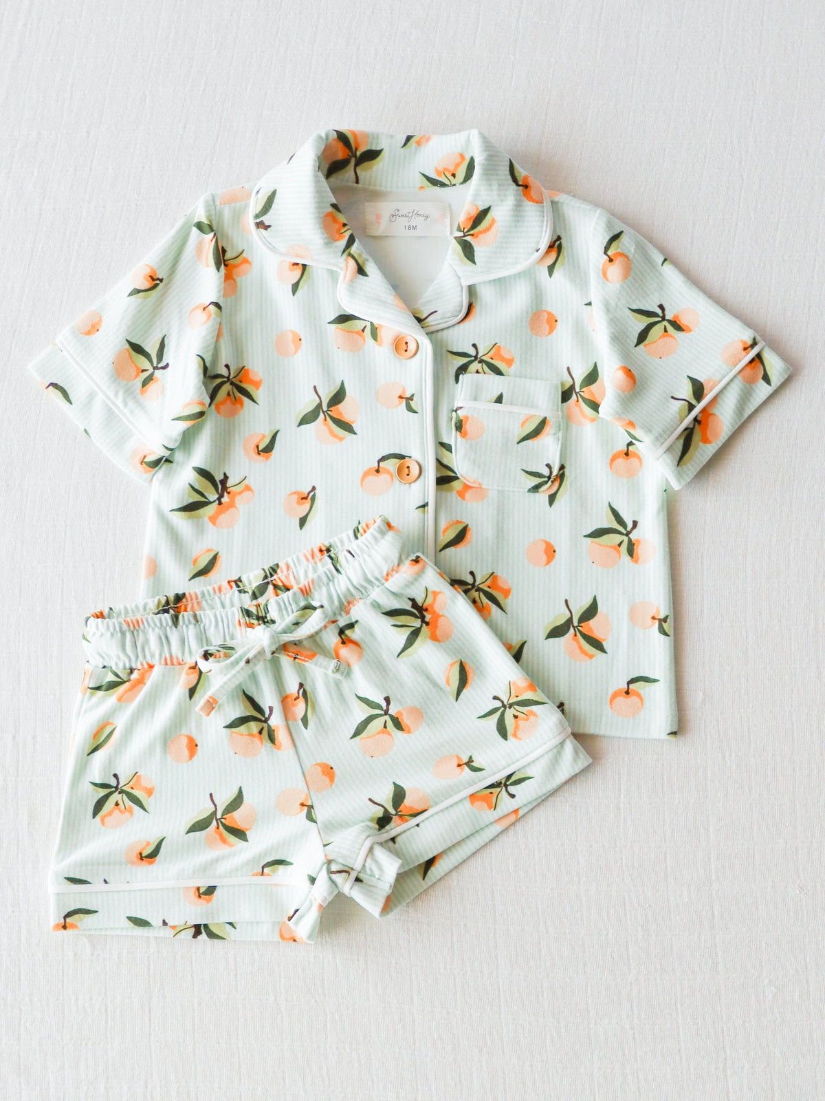 custom fruit short sleeve shorts milk silk pajamas (moq 3) tat 6-8 weeks
