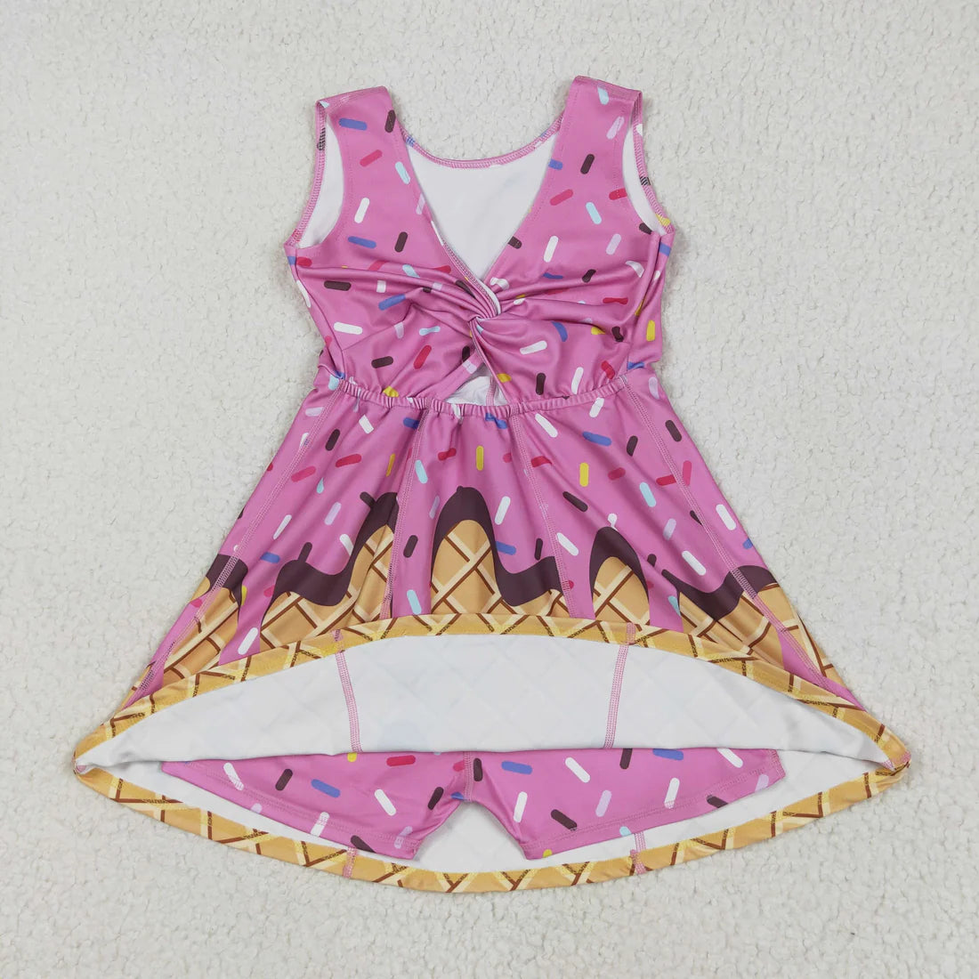 Summer ice yoga girls skorts dress RTS Sibling Clothes