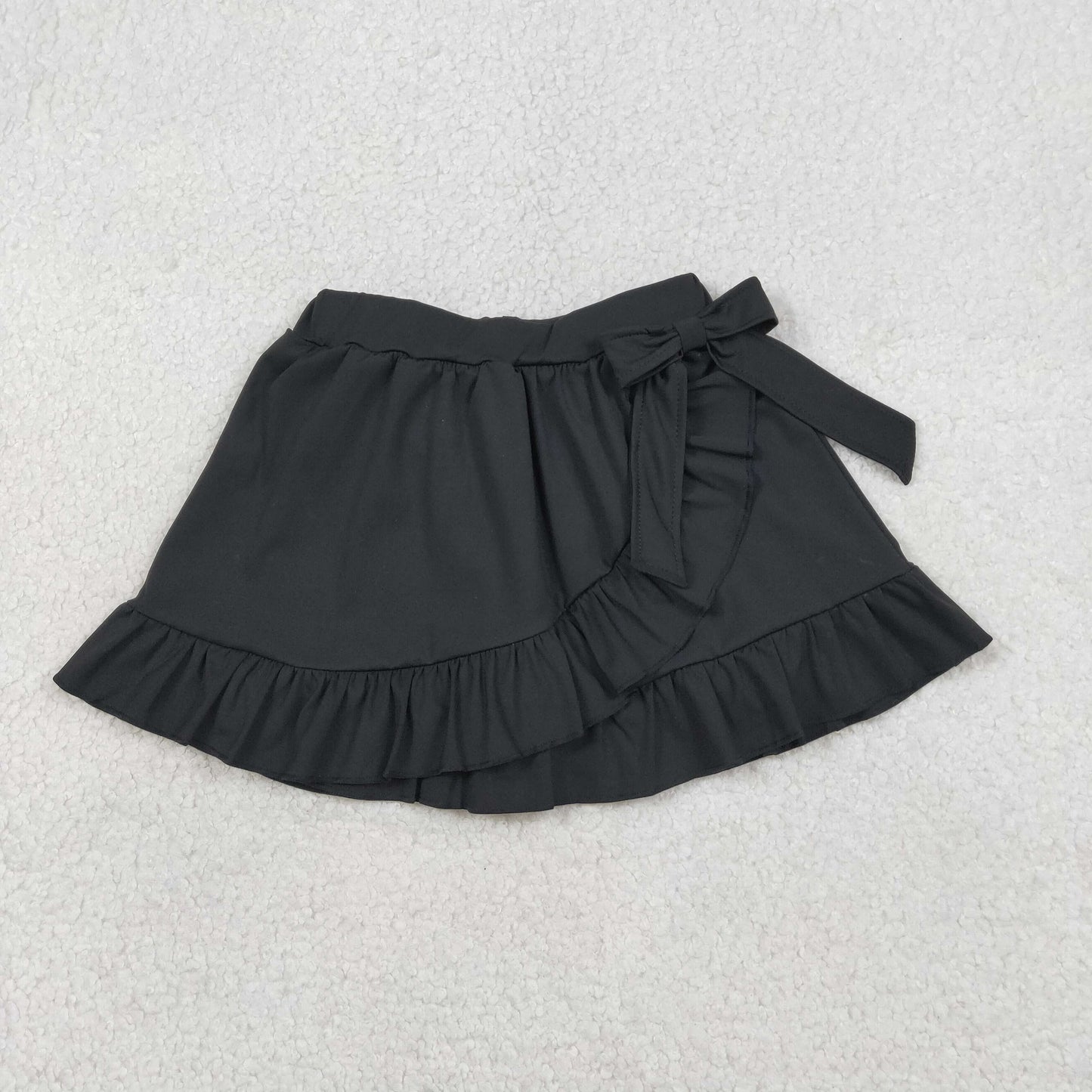 GLK0218 Yoga Black Skorts Girls Skirts