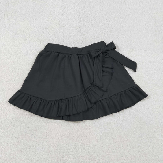 GLK0218 Yoga Black Skorts Girls Skirts