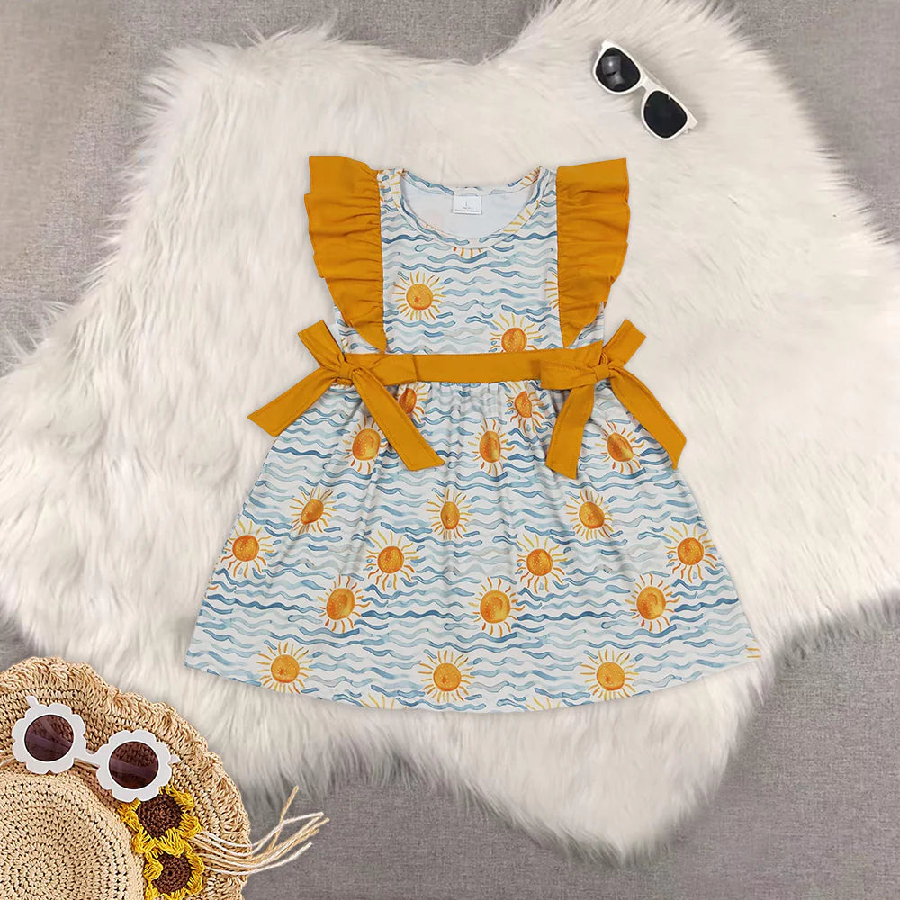 sea sun orange Sibling Clothes RTS