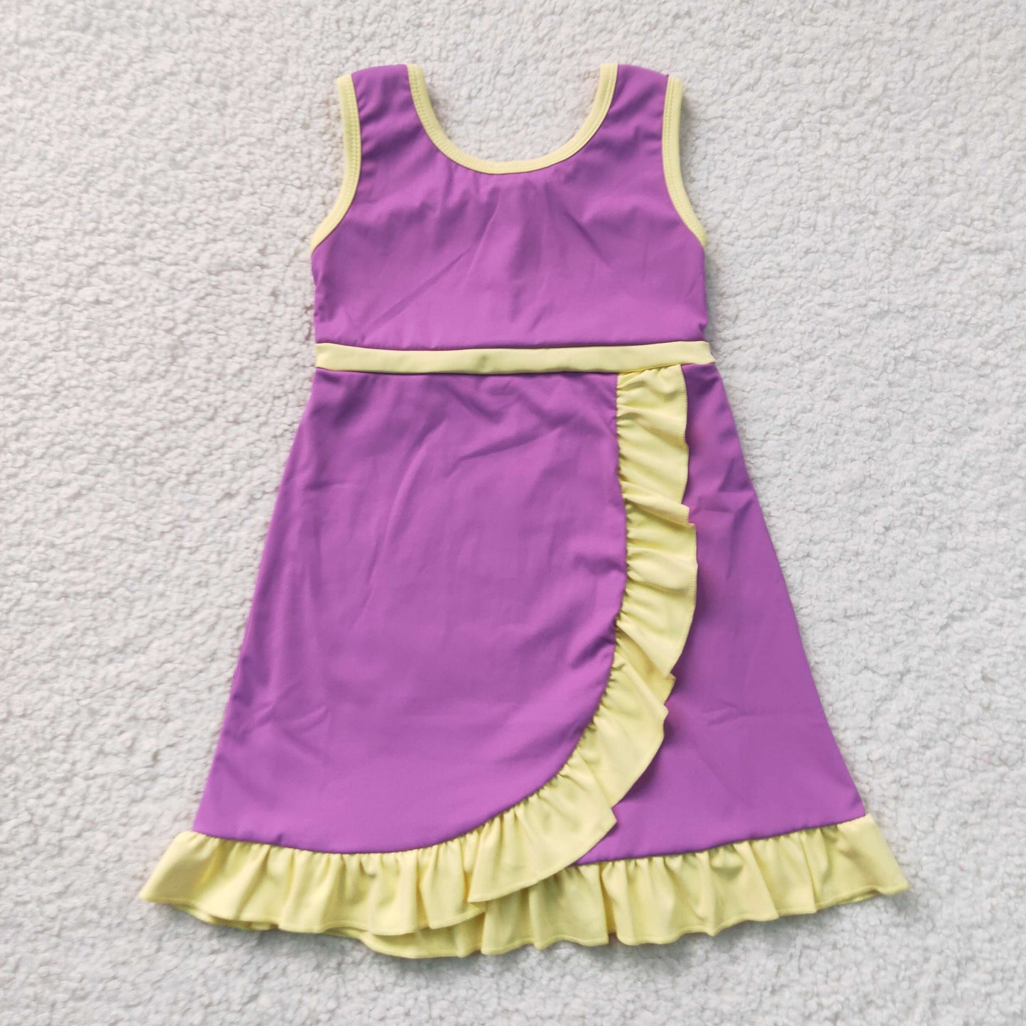 GSD4147 Yoga Purple  Skorts Girls Dress