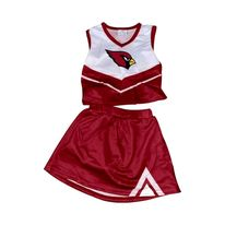 custom S 8.15 Red sleeveless skirt girls set