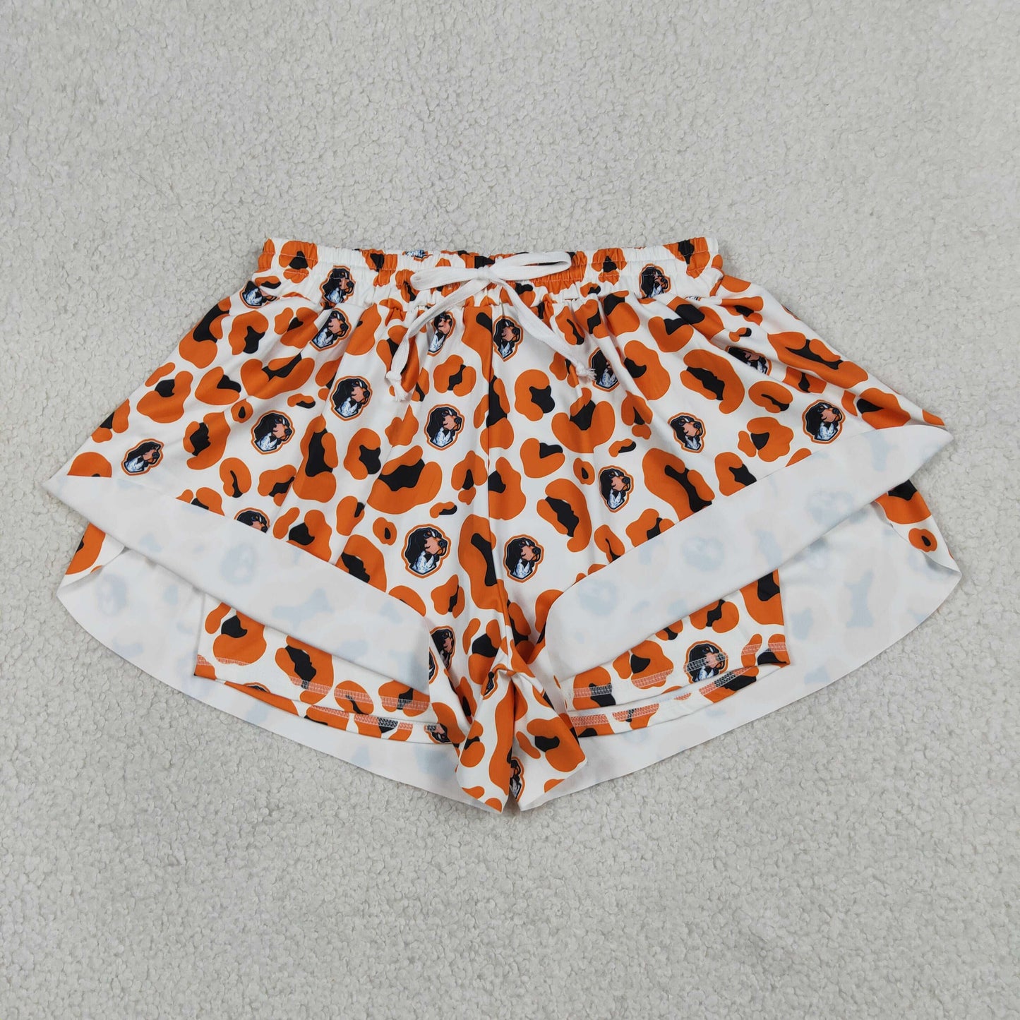 SS0806 Yoga Football Item Camo Adult Women Shorts