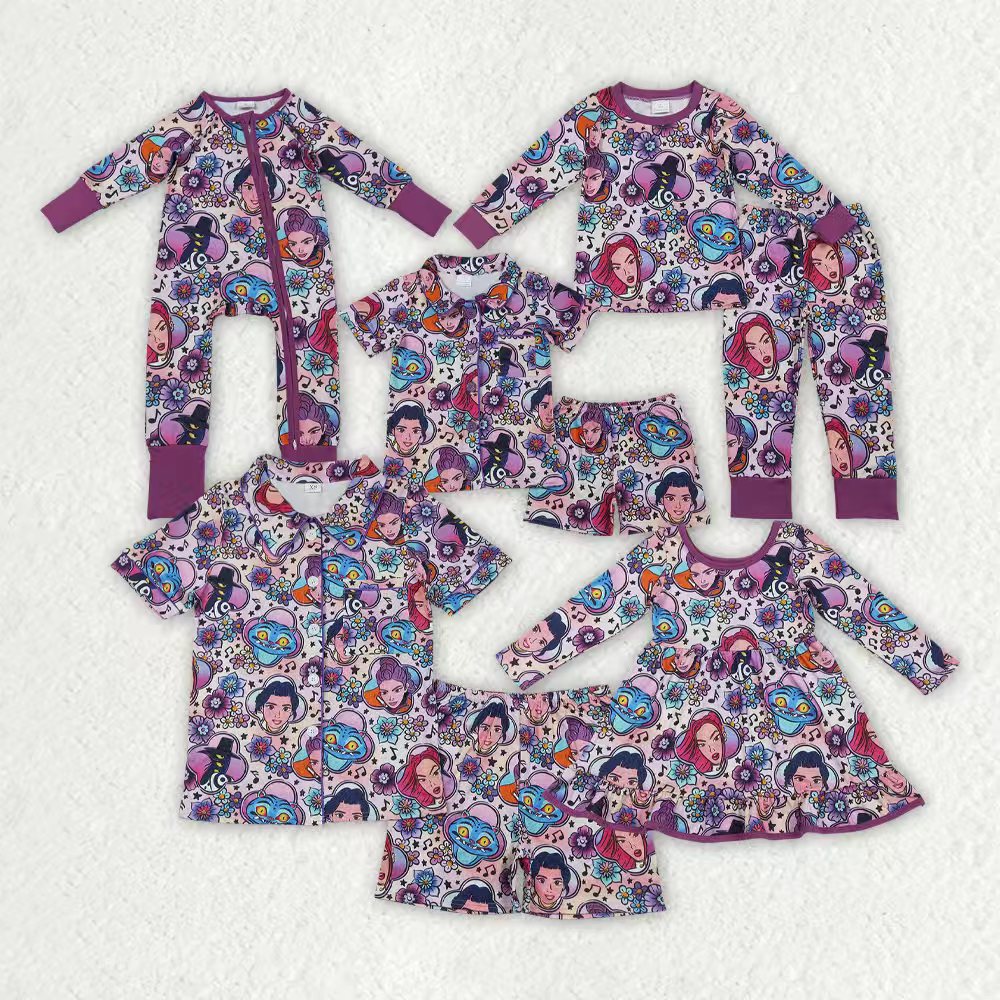 Hunter K Purple Mama And Me Sibling Clothes RTS