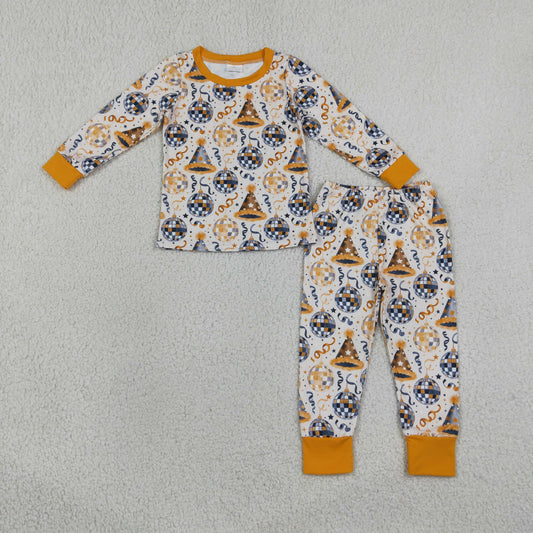 BLP1534 Happy New Year Long Sleeve Pants Boys Pajamas