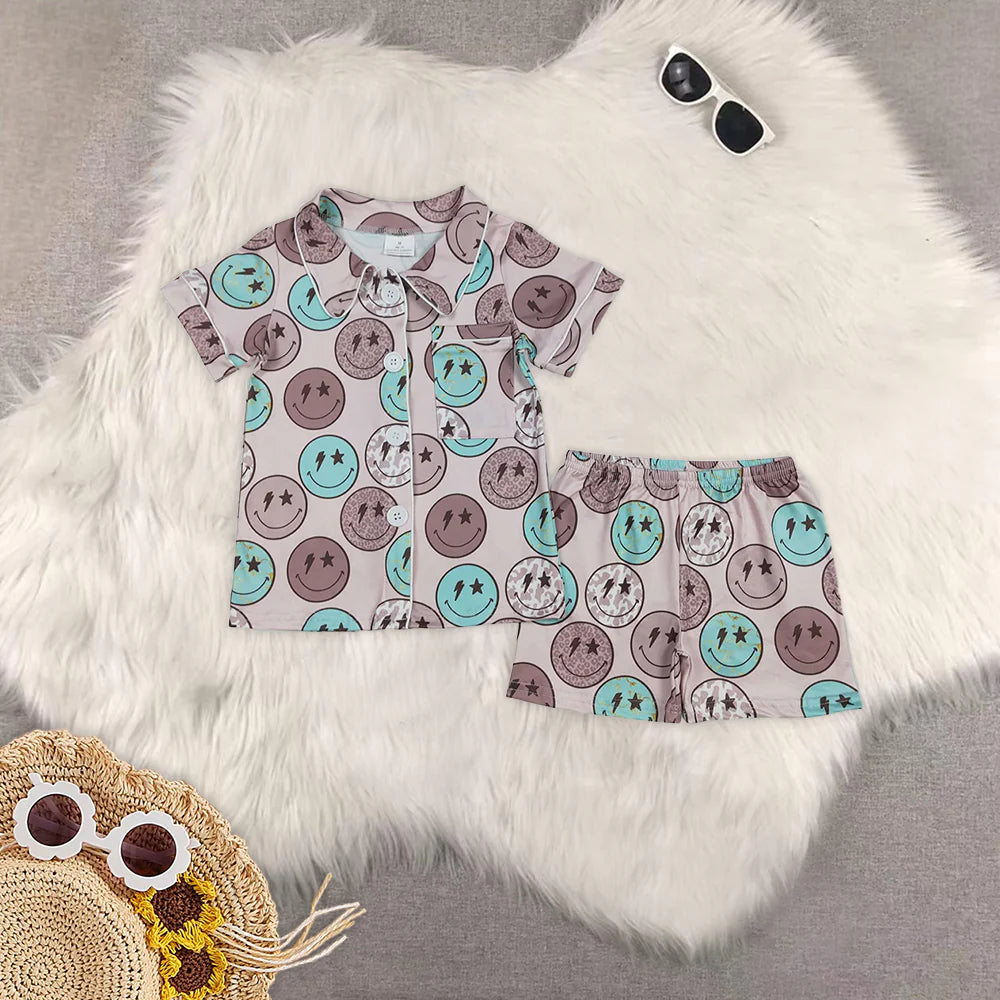 mama and me smile pajamas RTS sibling clothes