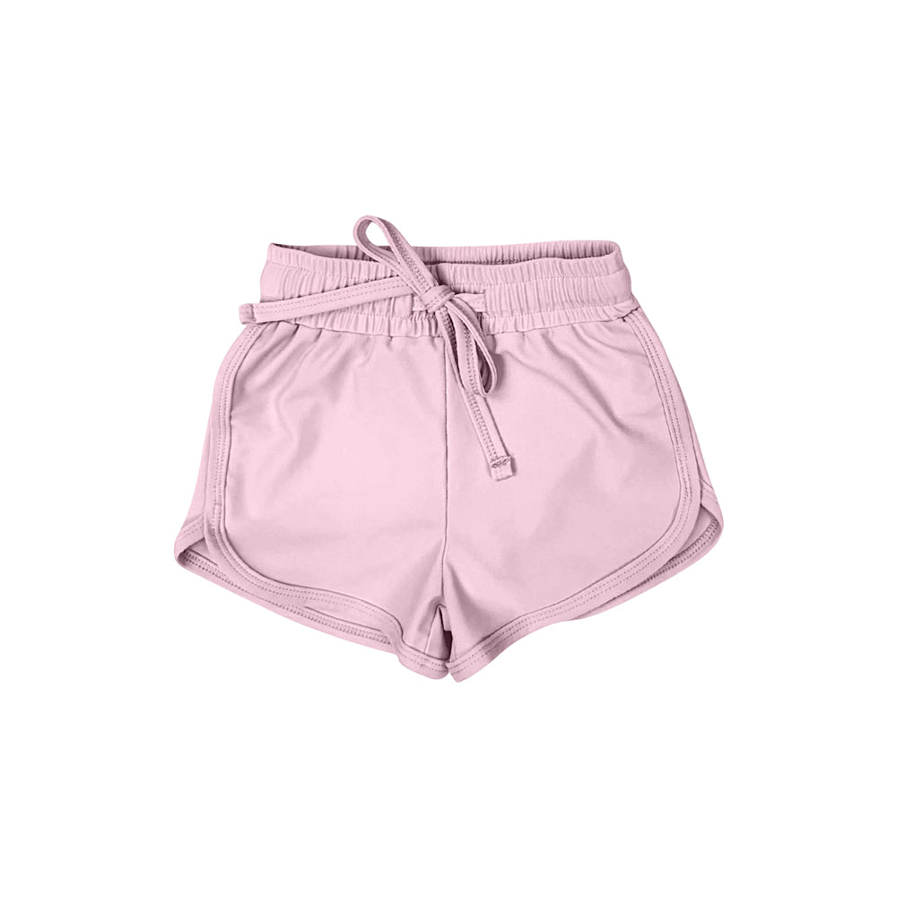 custom moq 3 light pink girls shorts