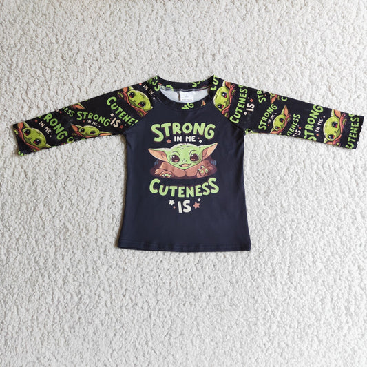 6 A18-3 Cartoon long sleeve kids top