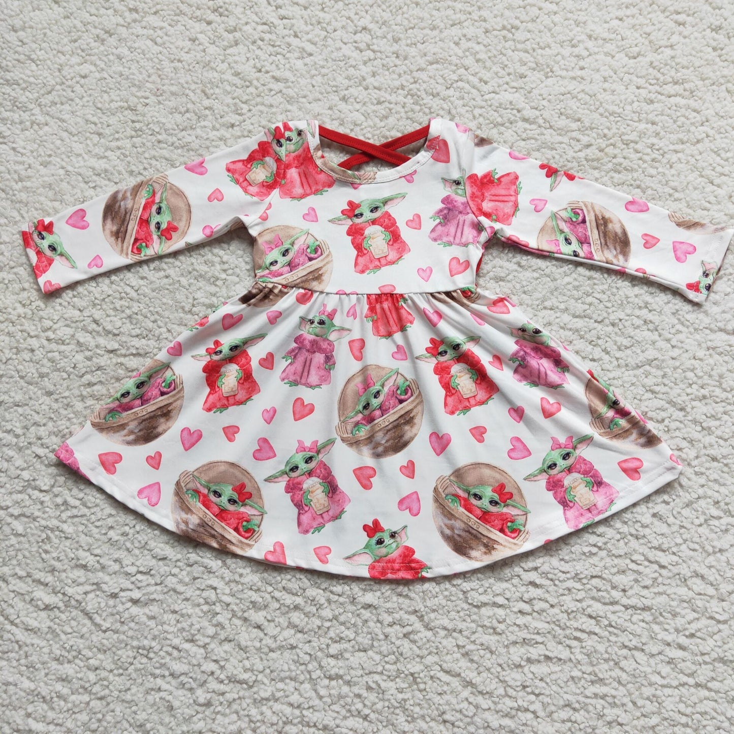 Valentine's Day Cartoon Cute Dress 6 A2-4