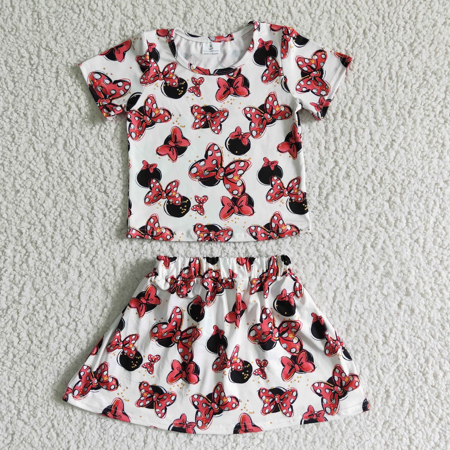 GSD0067 Cartoon Girls Skirts Dress Set