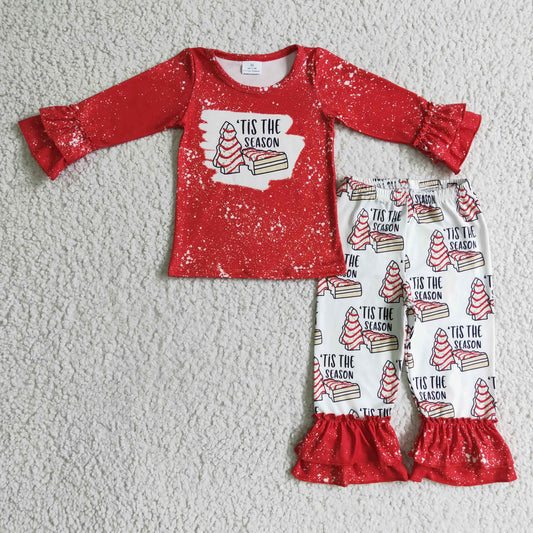 6 B13-30 Christmas Tree Candy Red Girls Outfits