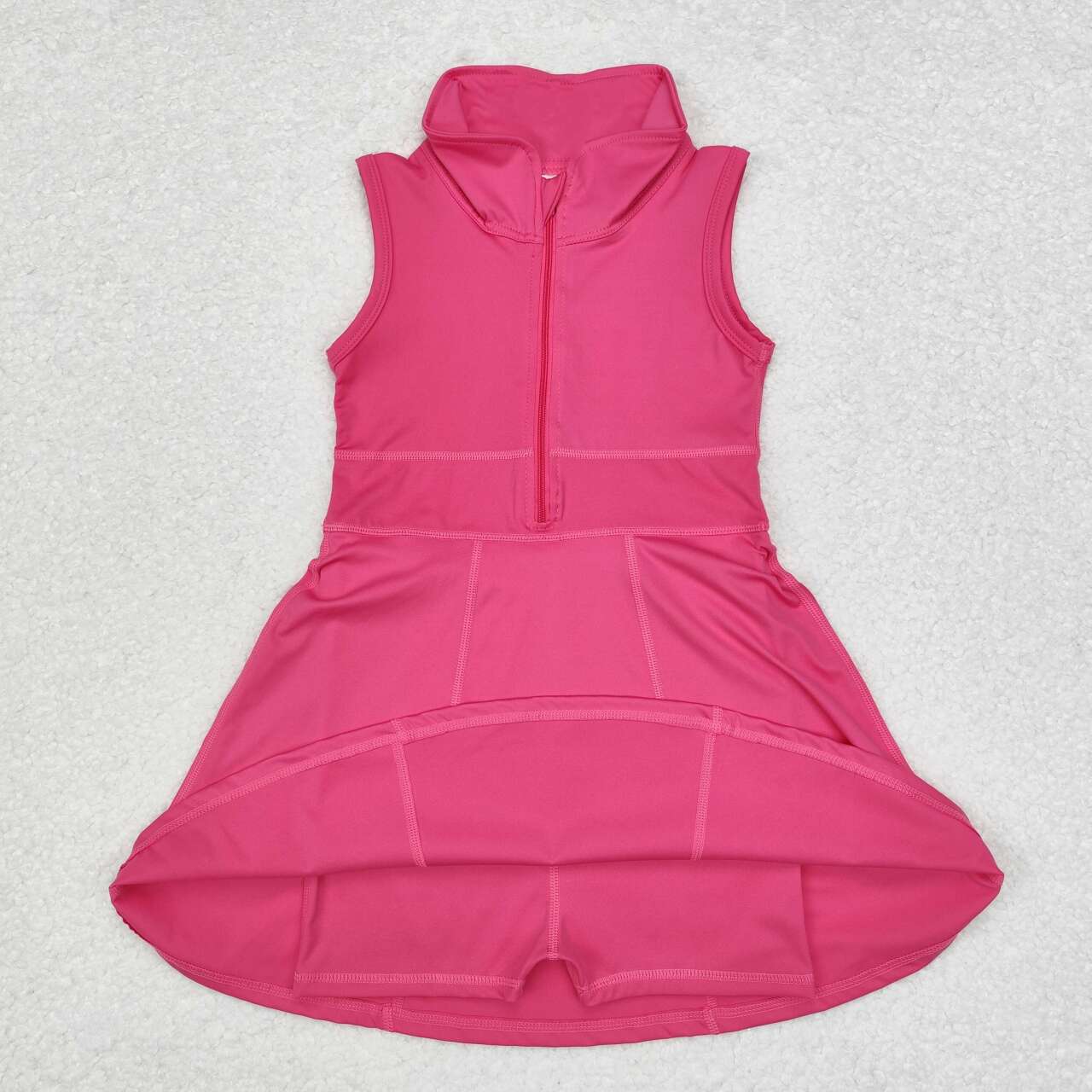 GSD1379 hot pink sleeveless girls sportswear clothes