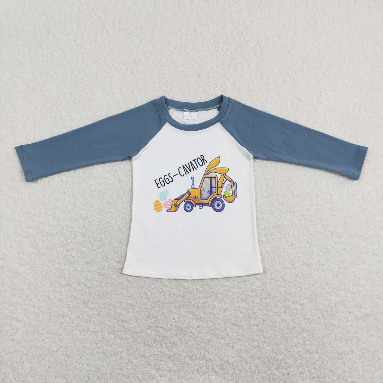 BT0499 Easter egg-cavator long sleeve boys top