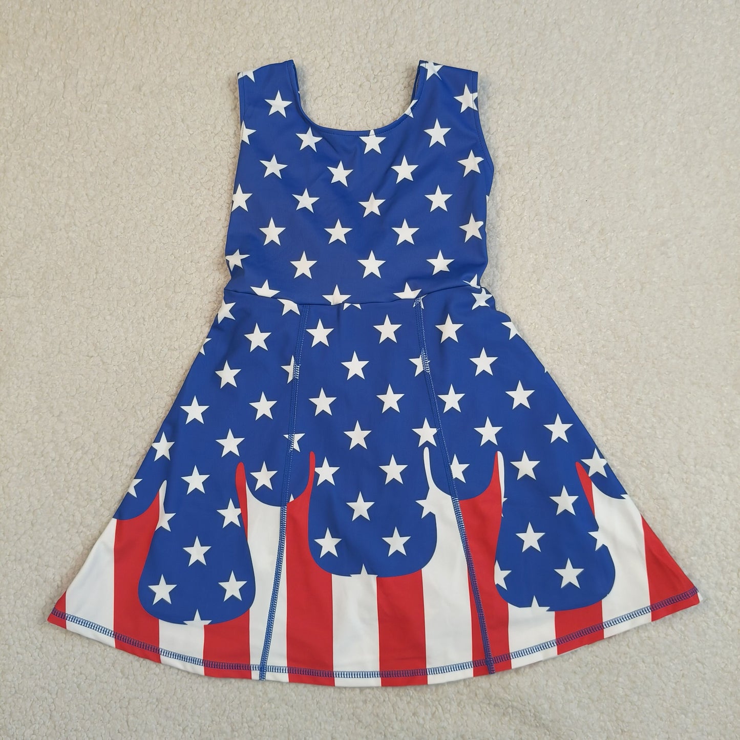 GSD3813 Yoga July 4th Star Skorts Girls  Dress