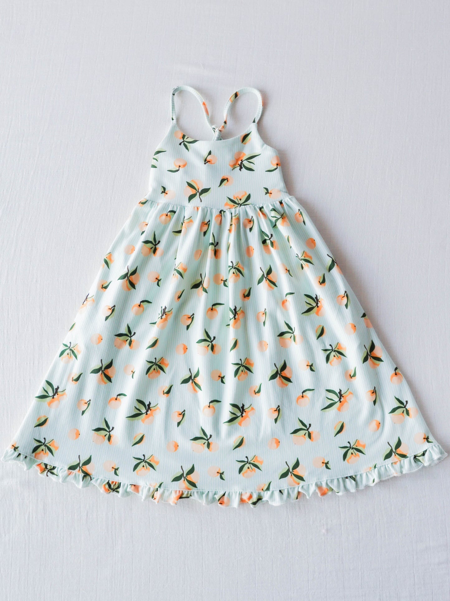 custom fruit girls dress Summer (moq 3) tat 6-8 weeks