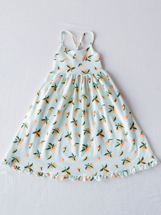 custom fruit girls dress Summer (moq 3) tat 6-8 weeks