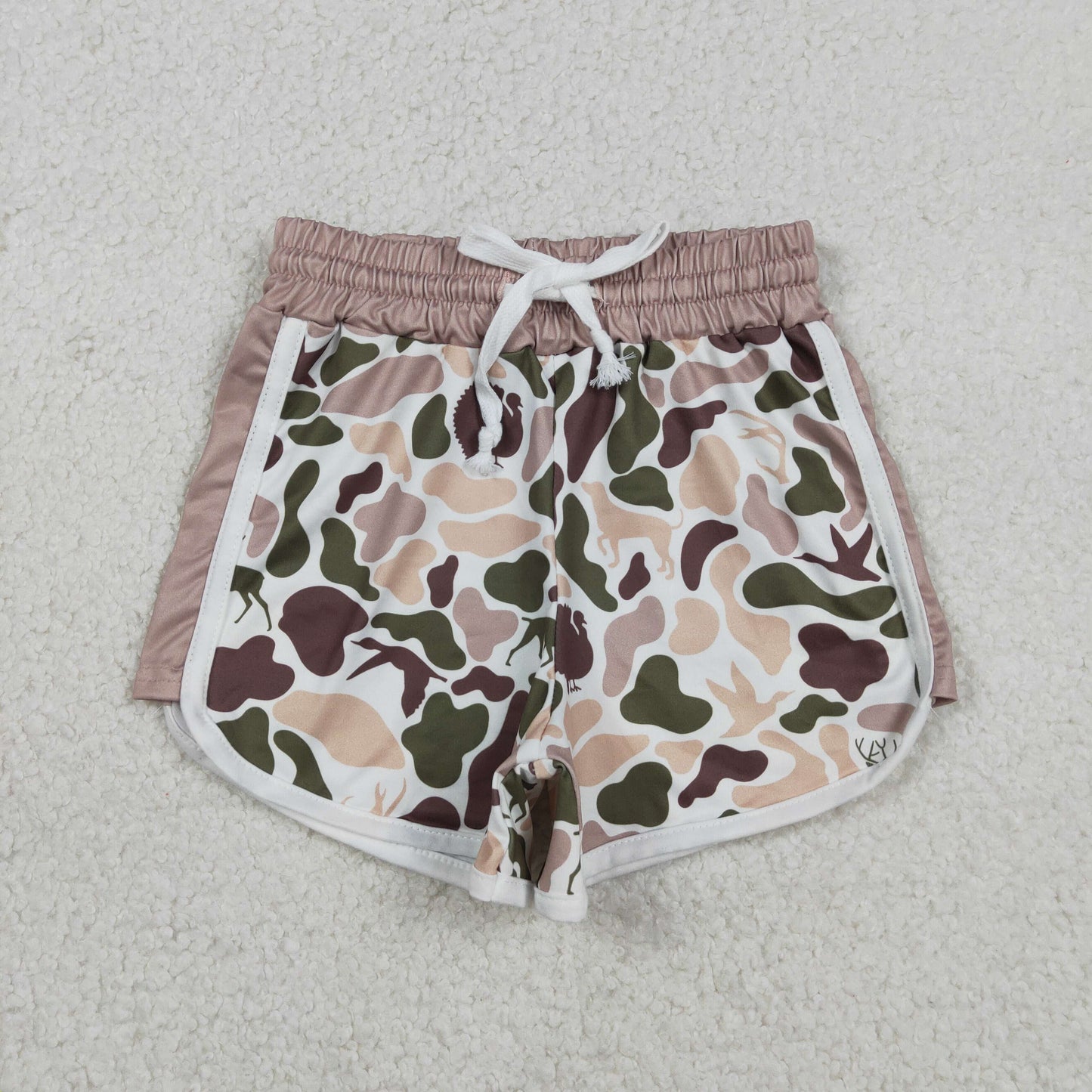 SS0743 Hunting Camo Girls Shorts