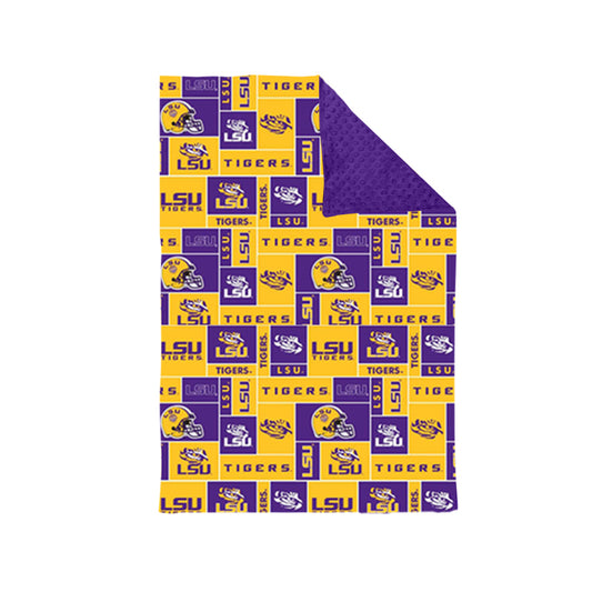 custom S 9.14 Yellow purple baby blanket